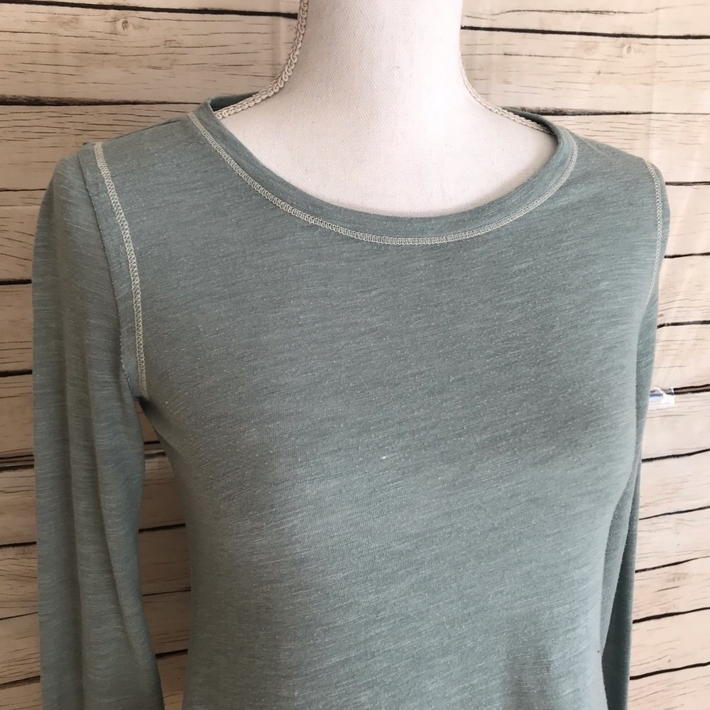 Rewind A-Line Lace Trimmed Long Sleeve Top - Picture 7 of 7